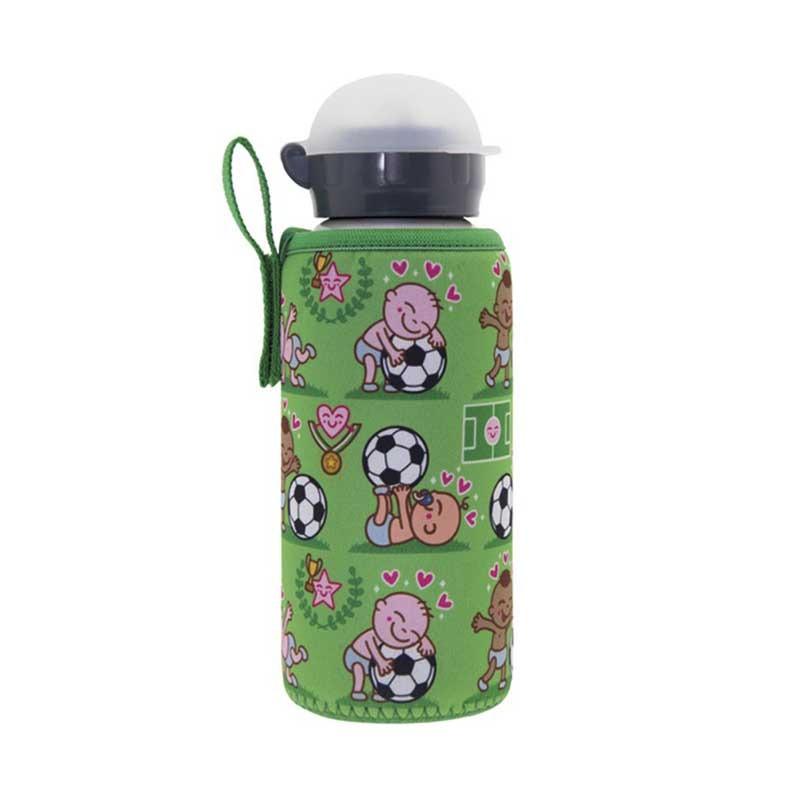 Botella Infantil de Aluminio con Funda Neopreno Pichichi