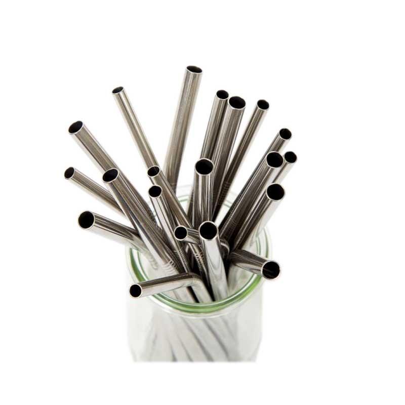 Detalle de Producto - Pajitas de Acero Inoxidable con Limpiador - 3,80 €