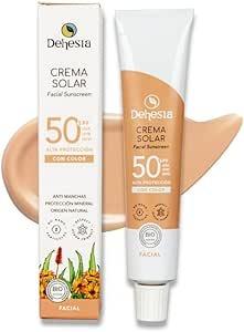 Crema Facial Solar BIO SPF 50 con Color